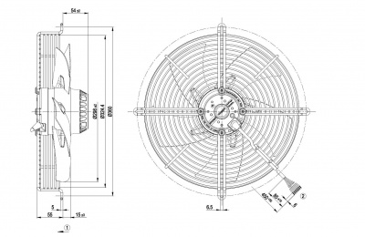 Вентилятор осевой ebmpapst S2D300AP0230