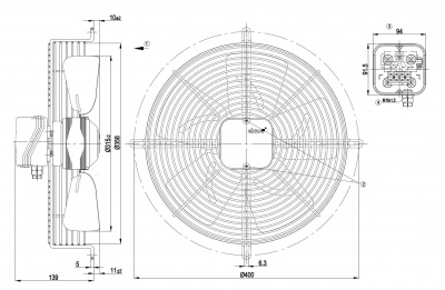 Вентилятор осевой ebmpapst S4E315AC0807