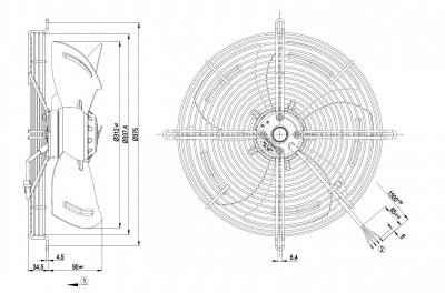 Вентилятор осевой ebmpapst S4D315BP3041